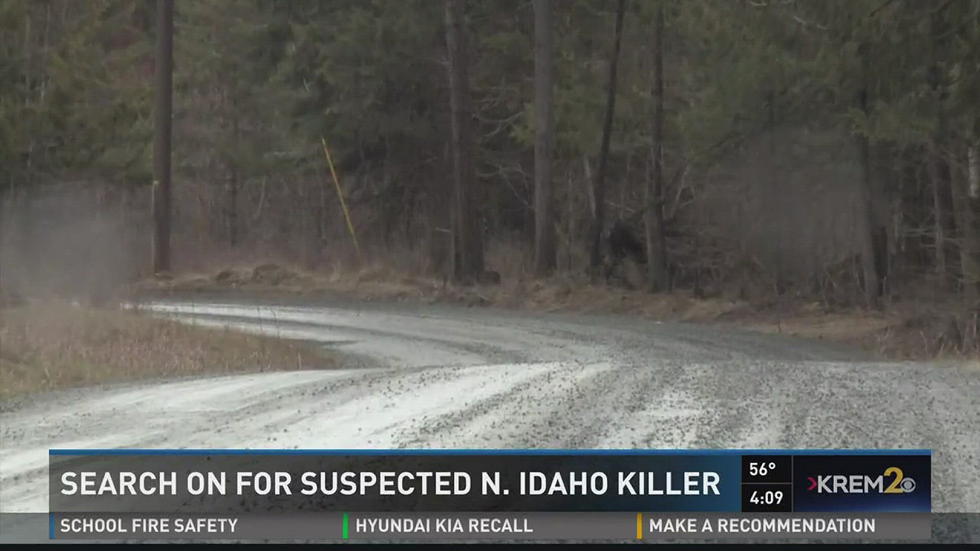 Search continues for suspected N. Idaho killer