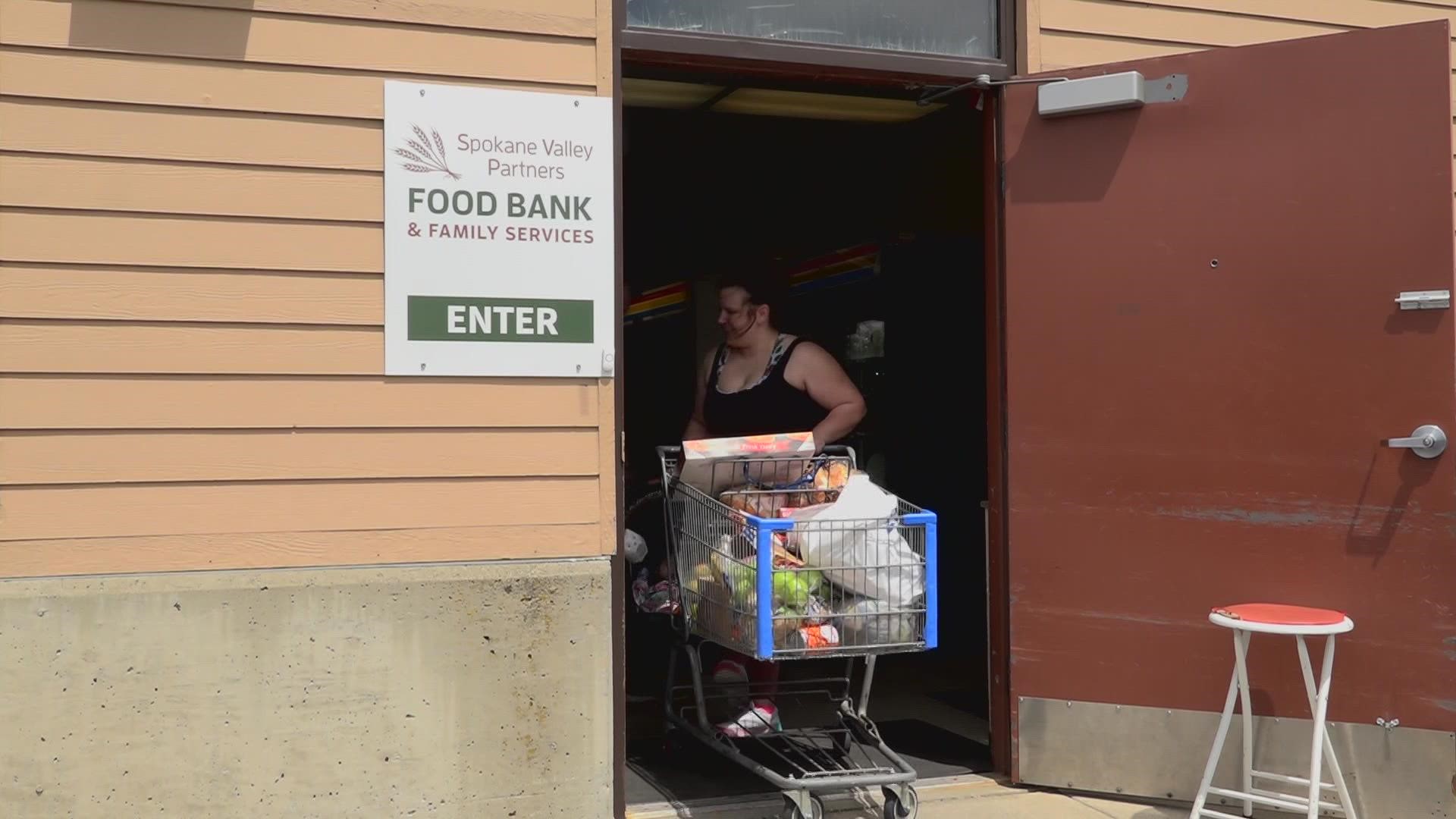 Spokane Valley Partners officials said they’re serving 36% more clients. With increased demand and inflation, the food bank is struggling to keep up.