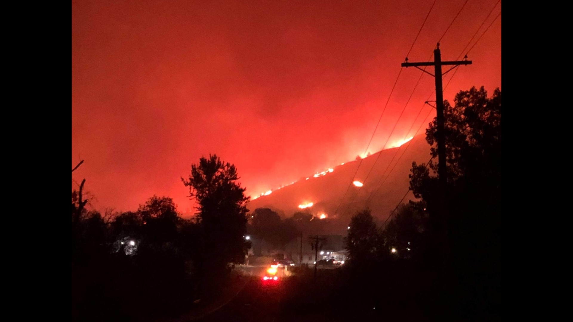 Chuweah Ceek Fire near Nespelem in Okanogan County grows