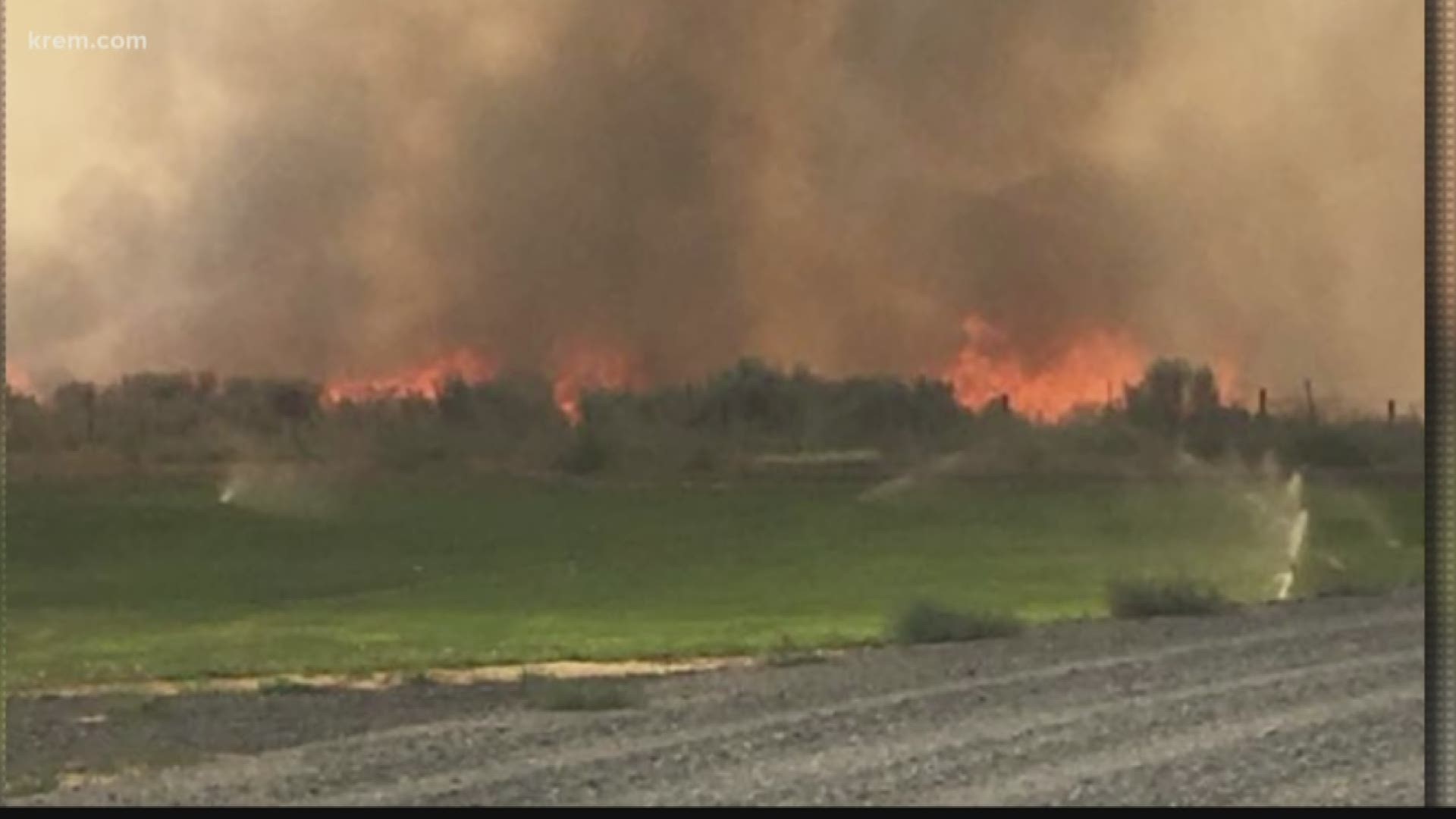 1000 Acre Fire Burns Near Othello Level 2 Evacuations In Place 0837