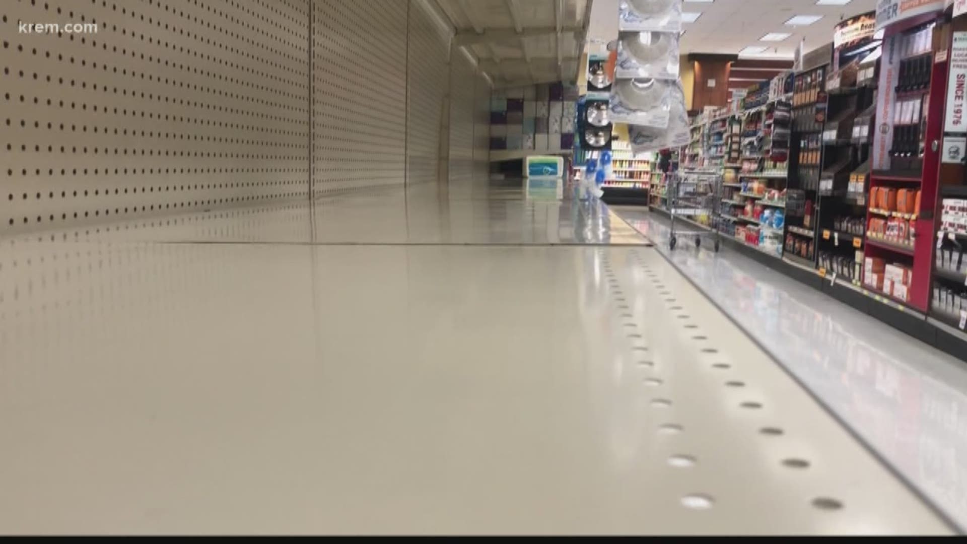 Customers around Eastern Washington are having trouble finding several items on their shopping list