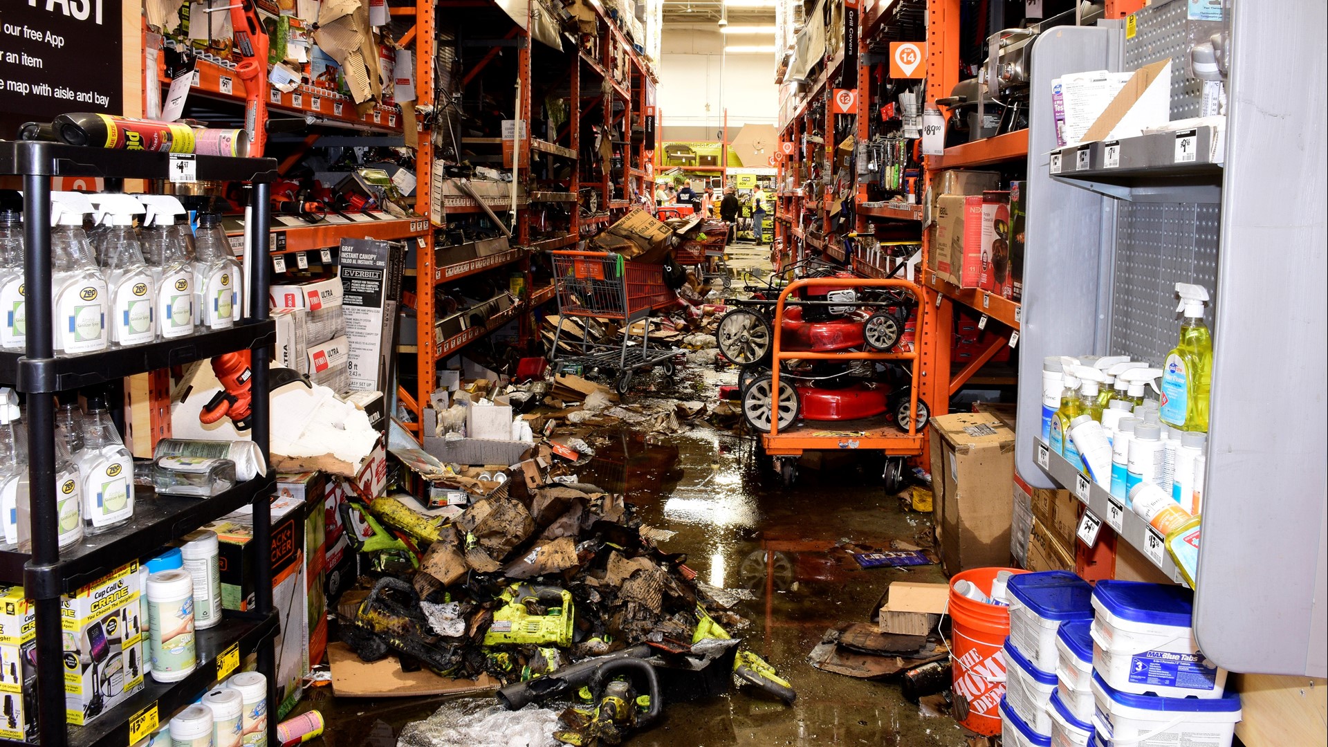 Arrest made in Spokane Home Depot fire