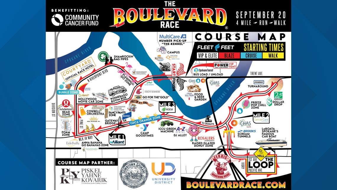 Spokane's Boulevard Race unveils 2026 map