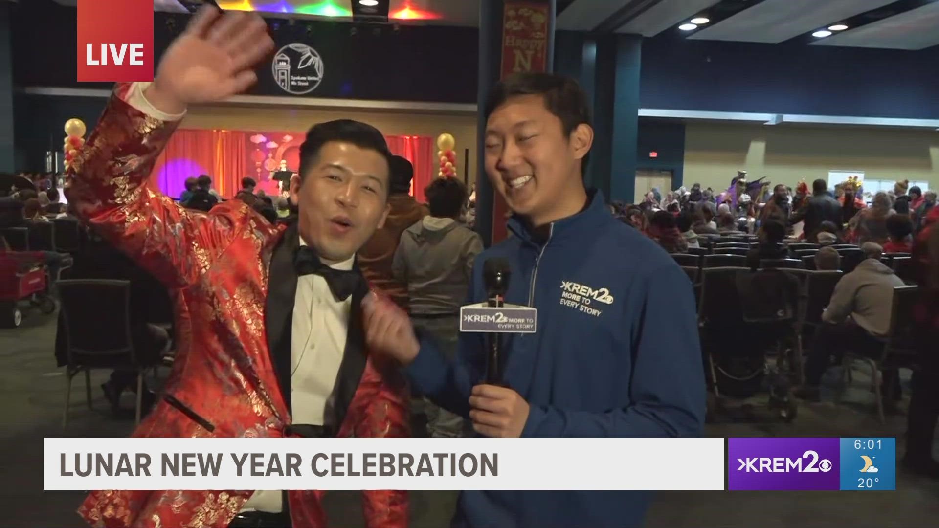 Up with KREM Anchor Tim Pham raves about the Lunar New Year celebration held at the Spokane Convention Center