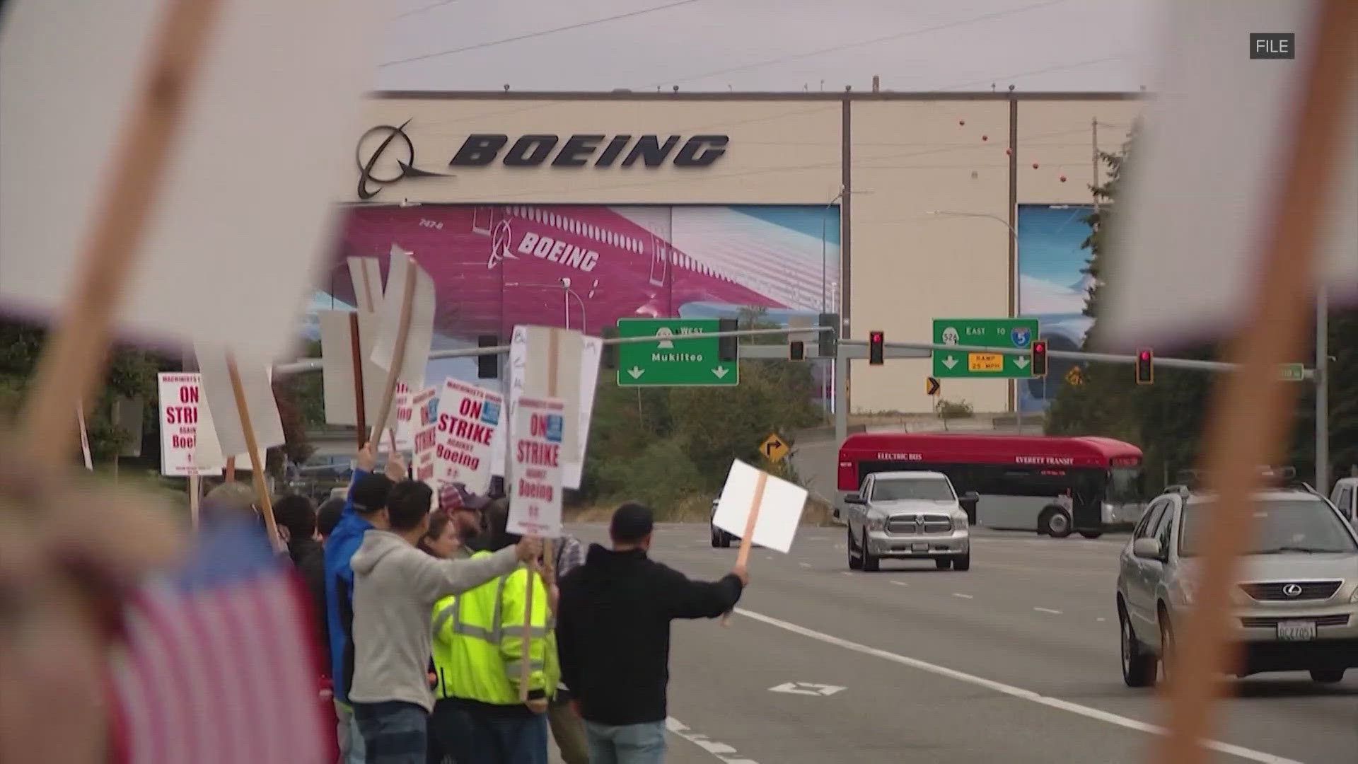 It has been over a week since more than 33,000 Boeing machinists went on strike and it's showing no sign of slowing.