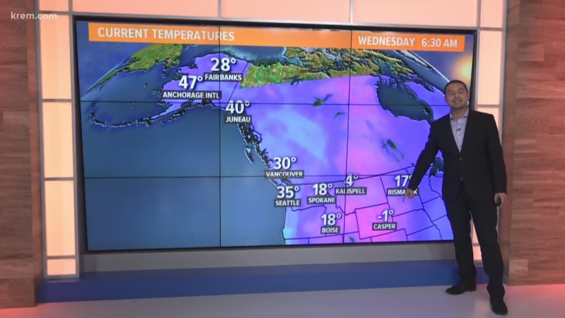 Warm and moist air from the tropical Pacific Ocean is responsible for record high temperatures in Alaska.