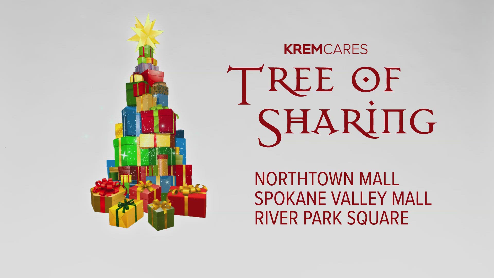 Join Spokane's Tree of Sharing by Dec. 15 to fulfill gift requests for those in need this holiday season. Visit local malls or TreeOfSharing.org for details.