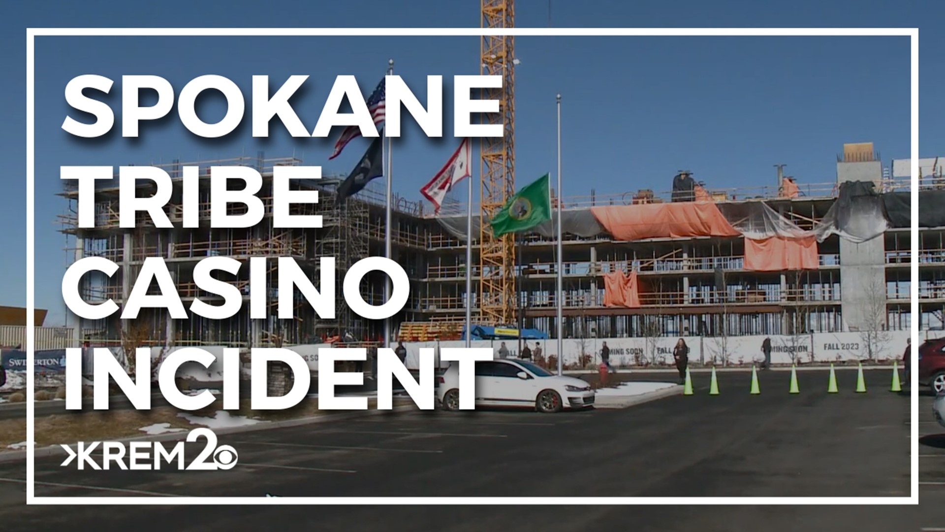 A major construction accident was reported near the casino. Police and other medical first responders are on site.