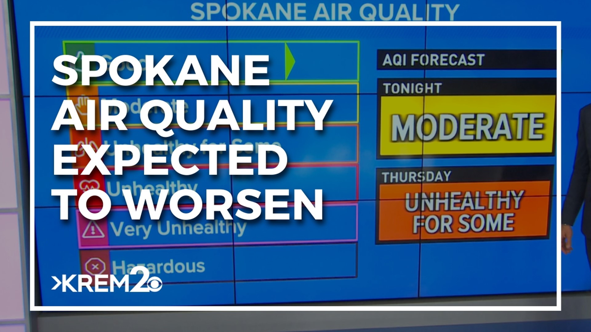 Air quality is expected to worsen in the week of May 17