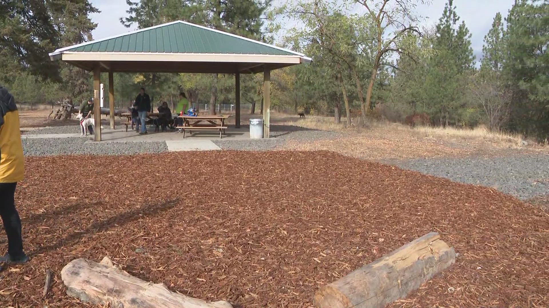 Some of the upgrades at the park include new large and small dog areas, fencing, gates, both improved entry and exit areas and an ADA-accessible dog park area.