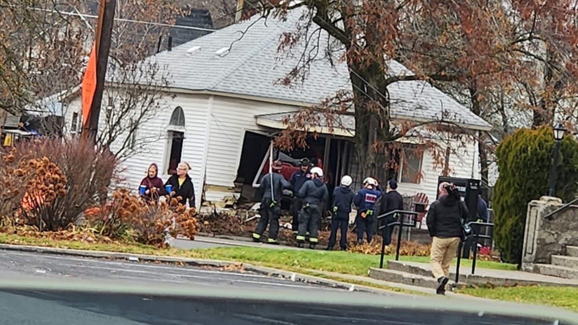 Driver injured after crashing car into home in North Spokane | krem.com