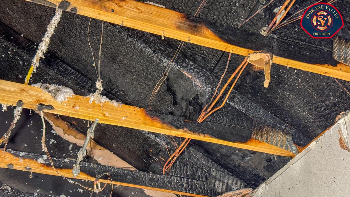 Lightning strike causes attic fire in unoccupied Spokane Valley duplex