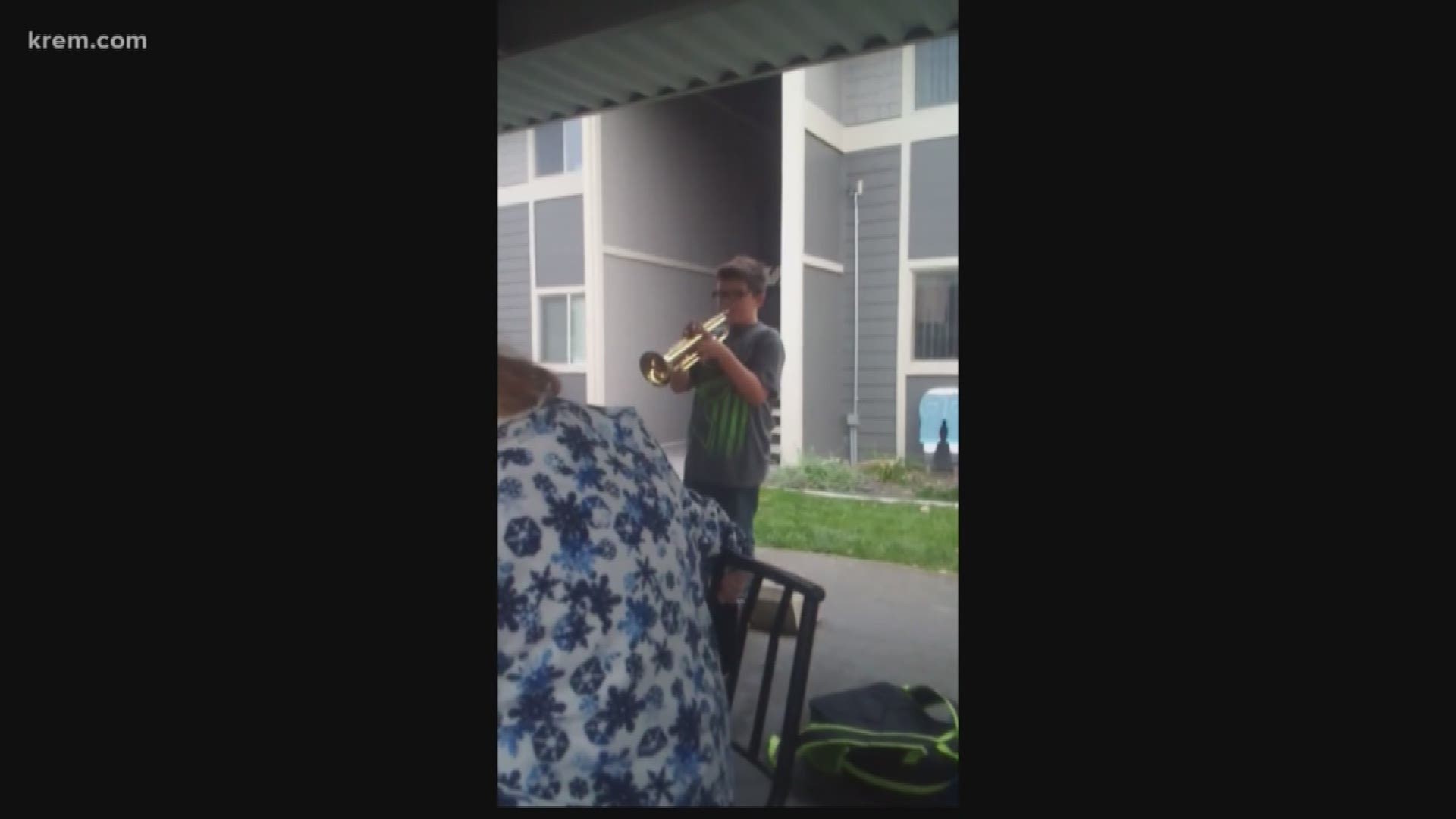 When the Lilac City Community Band heard a local student needed a trumpet - members jumped at the opportunity to help.