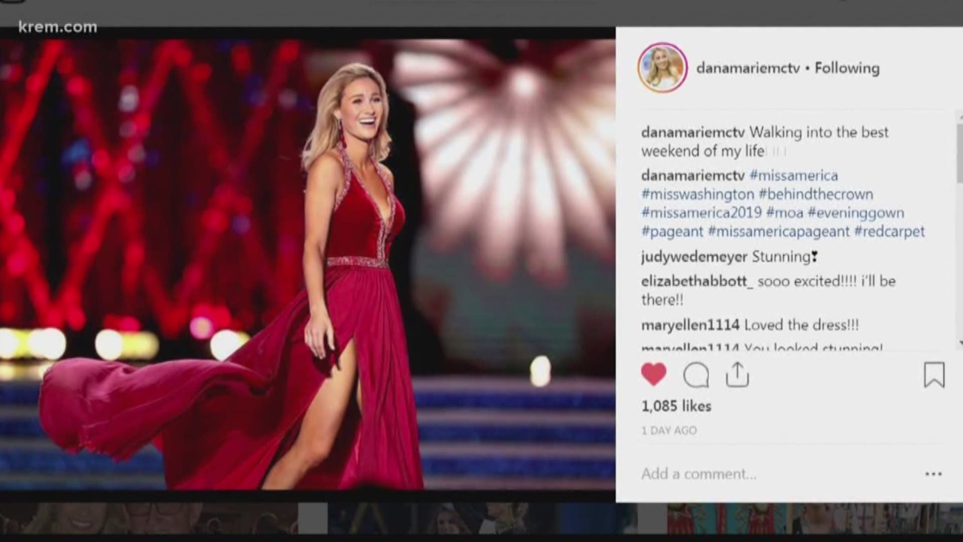 Danamarie McNicholl shares her Miss America journey | krem.com