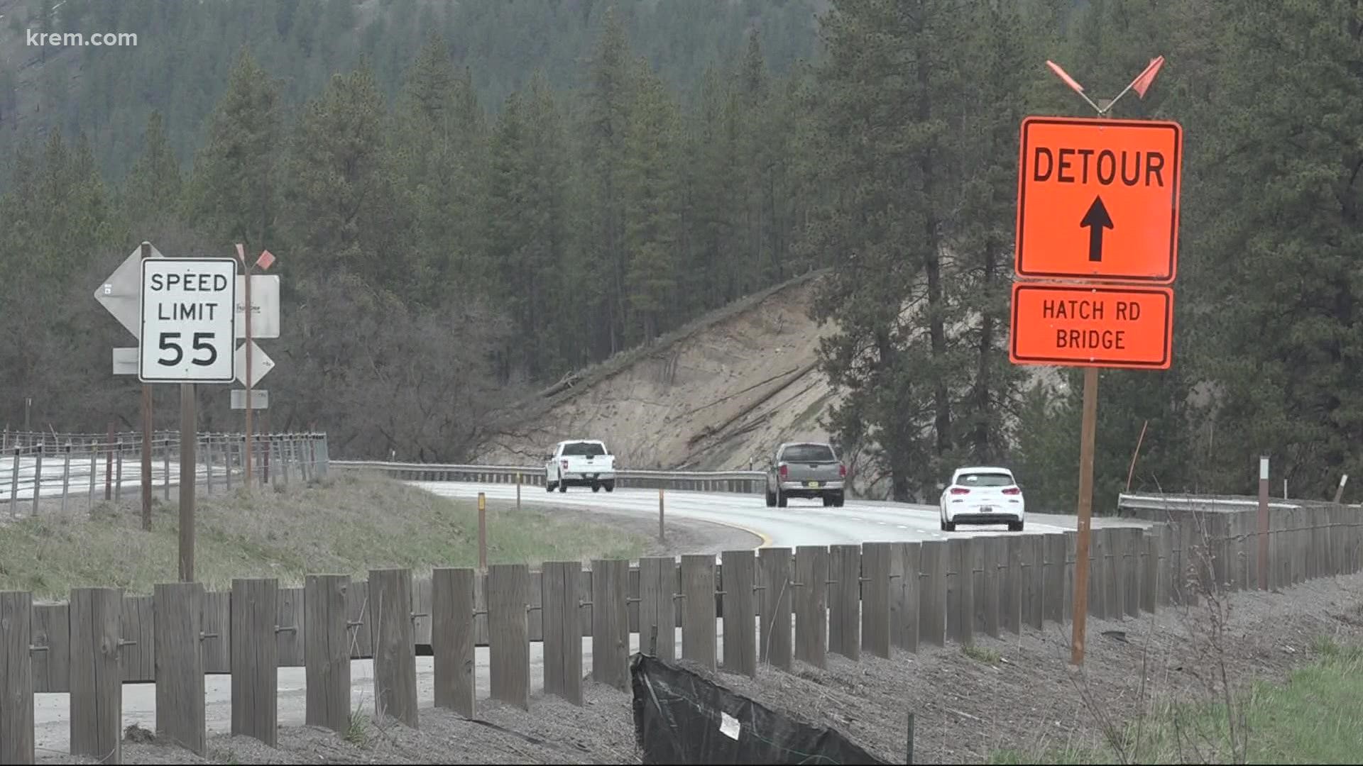 Right now, the bridge connecting Hatch Road and U.S. 195 is closed, cutting off the commute for some and part of Spokane County Fire District 8 (SCFD8) from the rest