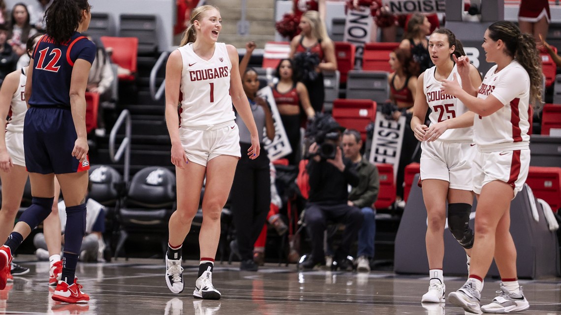 Wallack scores 20, WSU knocks off Arizona 78-57 | krem.com