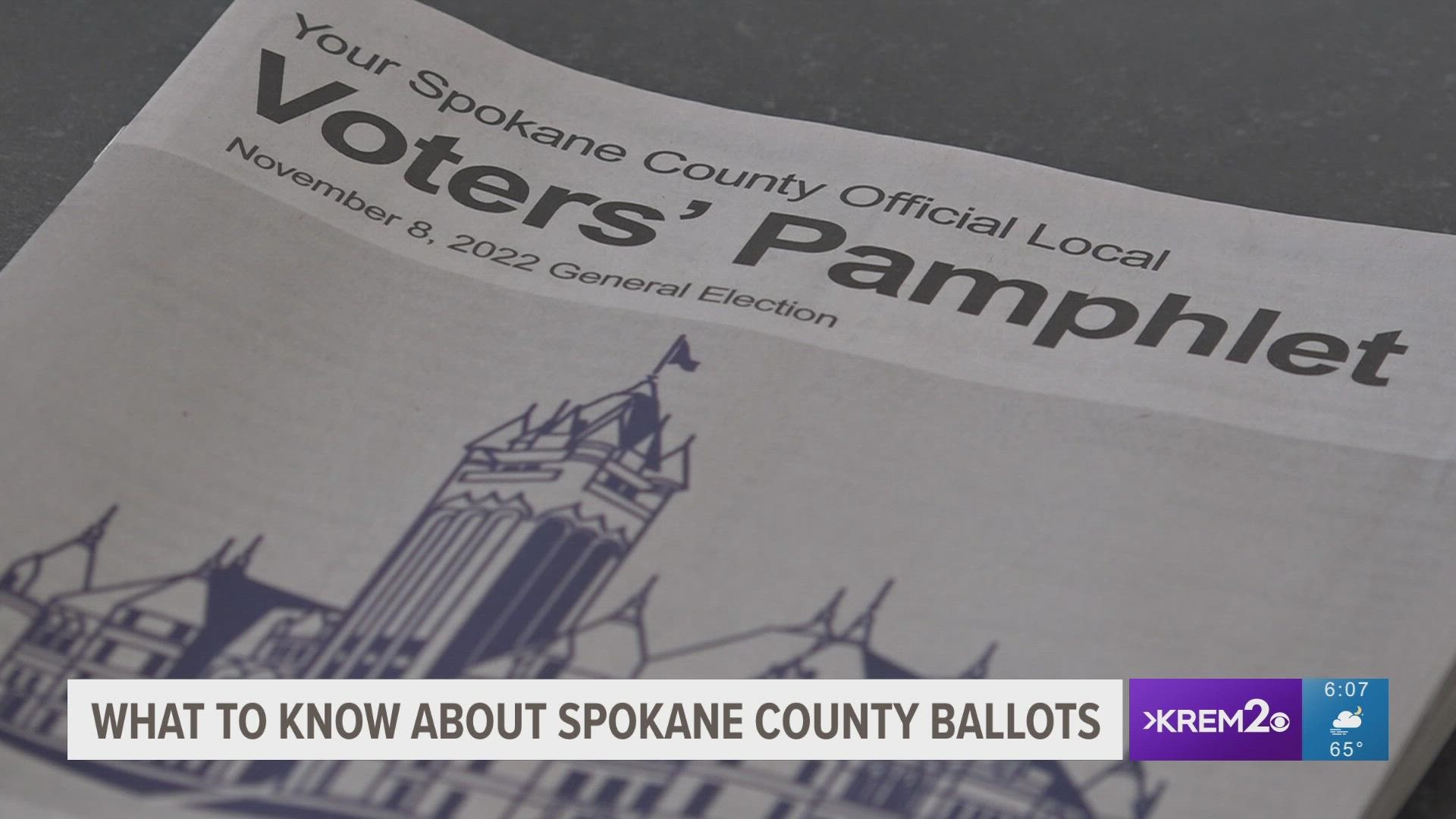 According to the Spokane County elections office, most registered voters should receive their general election ballots by Oct. 21.