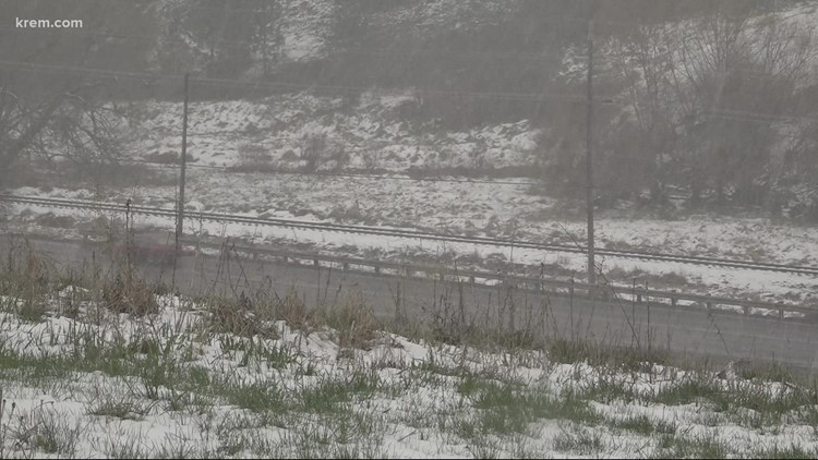 Whitman County hit with spring snow