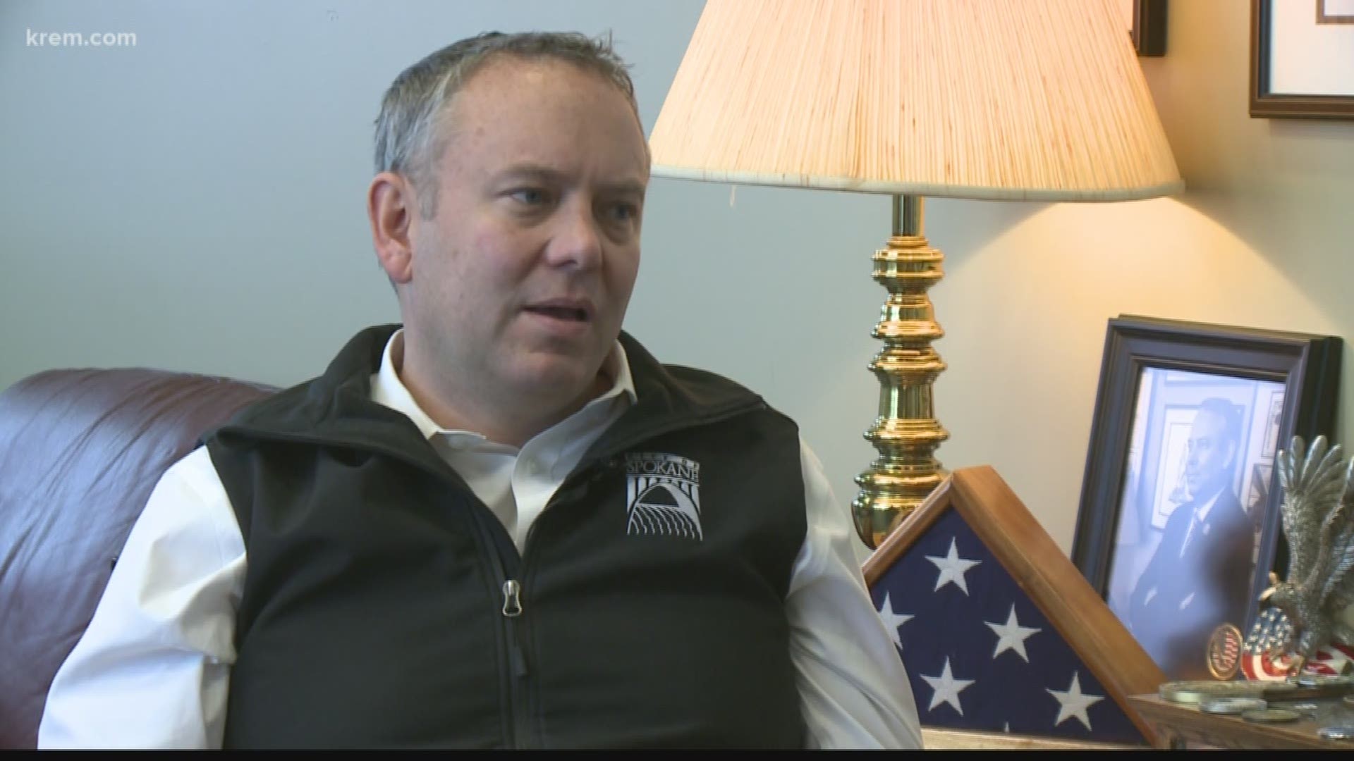In an exclusive interview with Spokane Mayor David Condon, he responds to claims the city is criminalizing being homeless by having ordinances prohibiting people from sleeping on city streets.