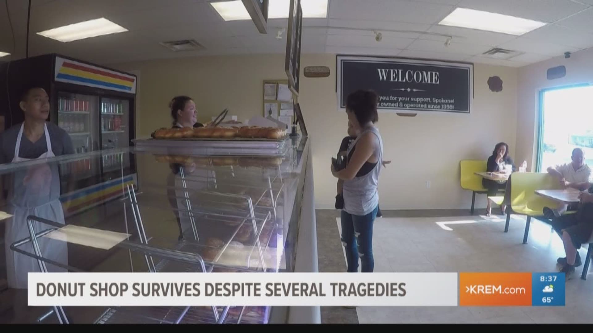 Spokane donut shop survives despite tragedy (8-16-18)