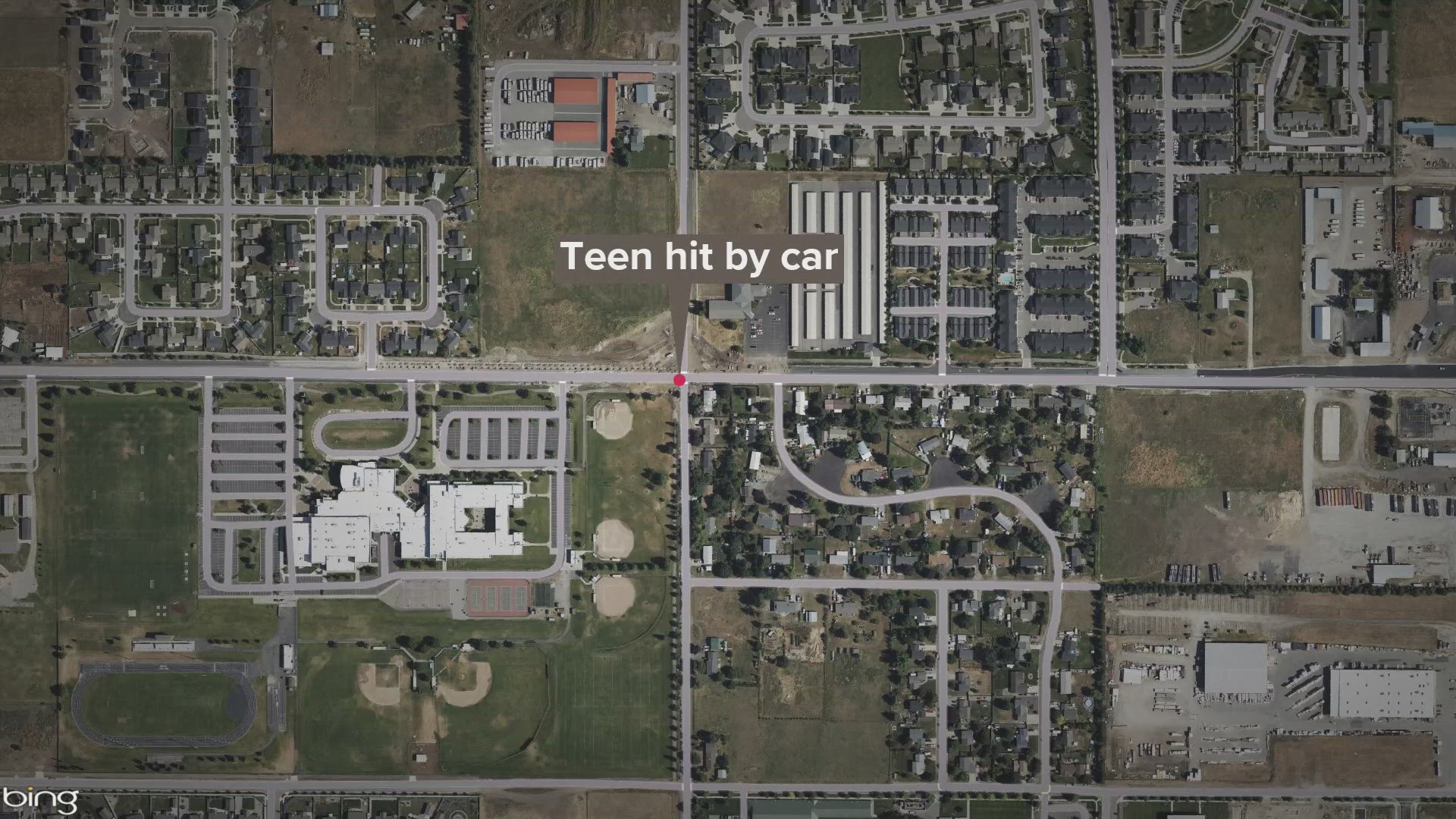 A 15-year-old boy was riding his bike on his way to Post Falls High School when he was hit by an SUV.