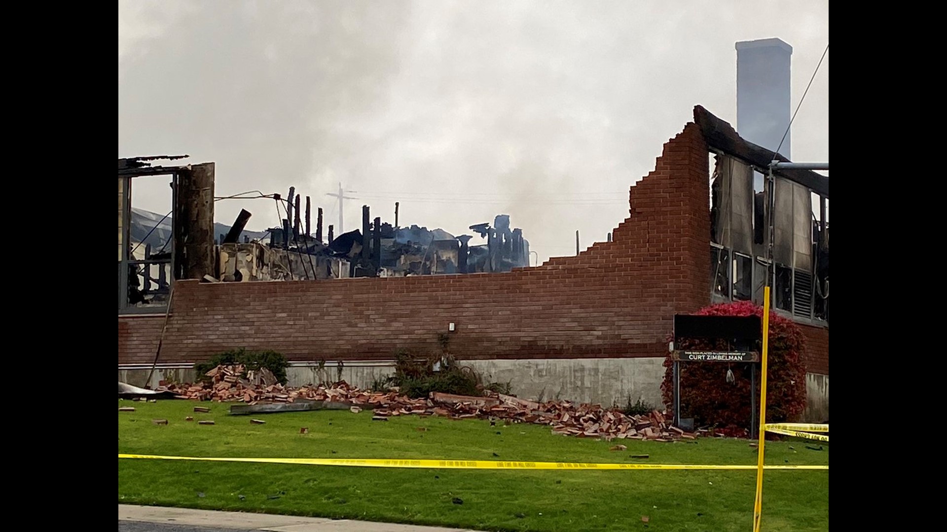 Almira Middle School destroyed in fire following power outage