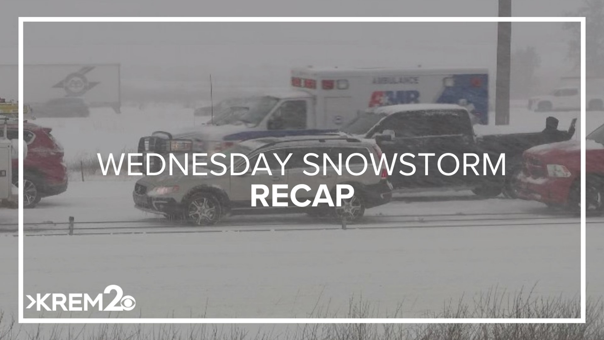 KREM 2 is providing a recap of Wednesday's snowstorm, including reactions from residents in Spokane and Coeur d'Alene.