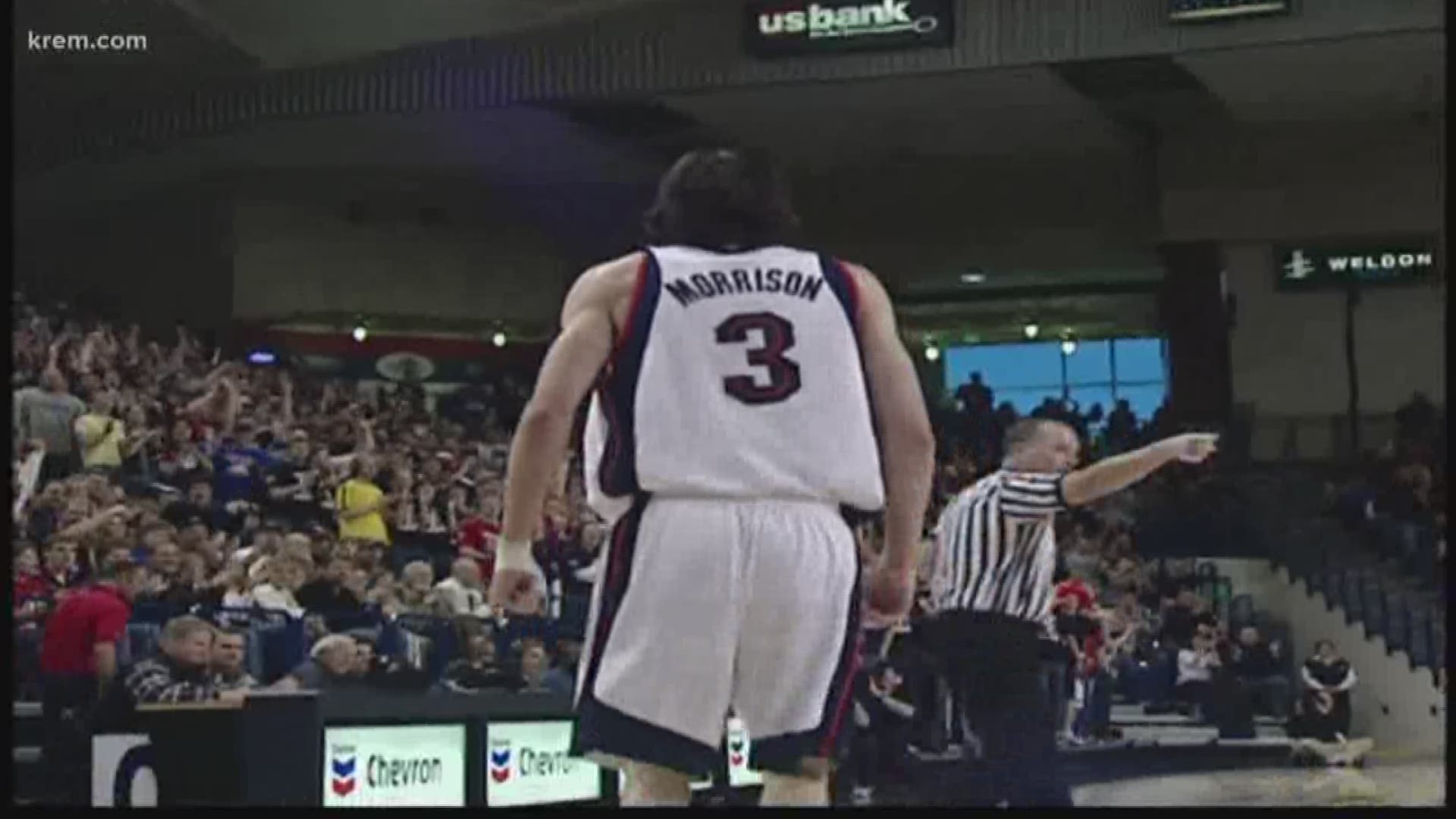 The Gonzaga legend will be honored with a jersey hanging ceremony before the Zags game against San Diego. Morrison would go on to win two NBA titles.