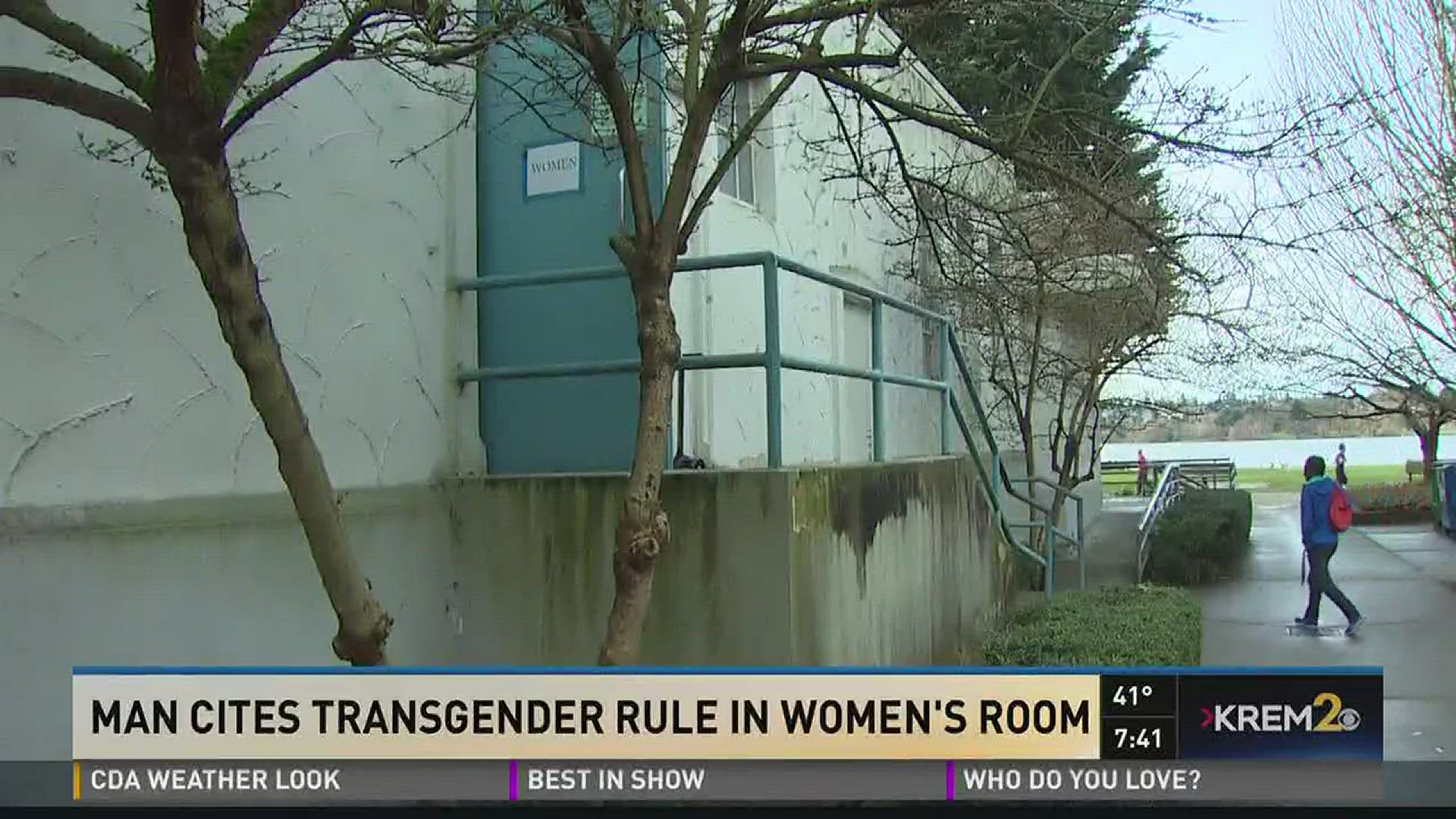 Wash. man in women's locker room cites gender rule