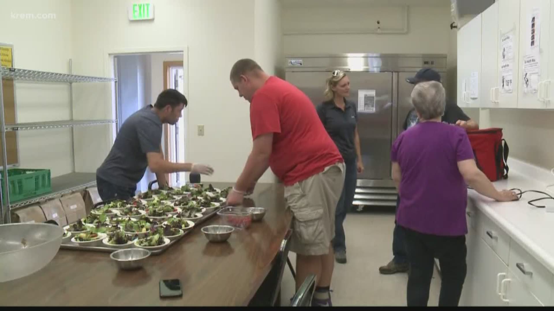 KREM's Taylor Viydo met with officials from the Post Falls Senior Center about how donations have fell after an employee was arrested for embezzlement.