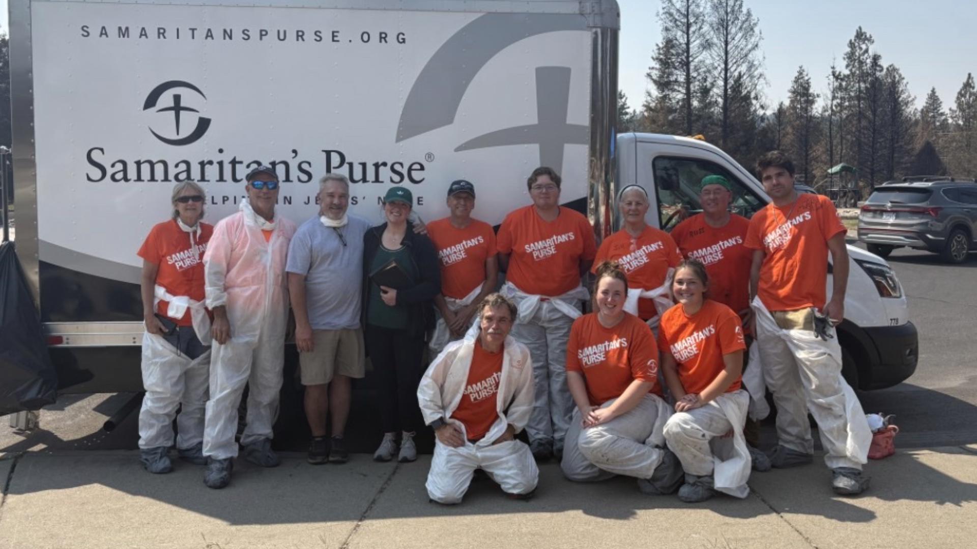Samaritan's Purse volunteers coming from across the country to clean up after Spokane Area Fires