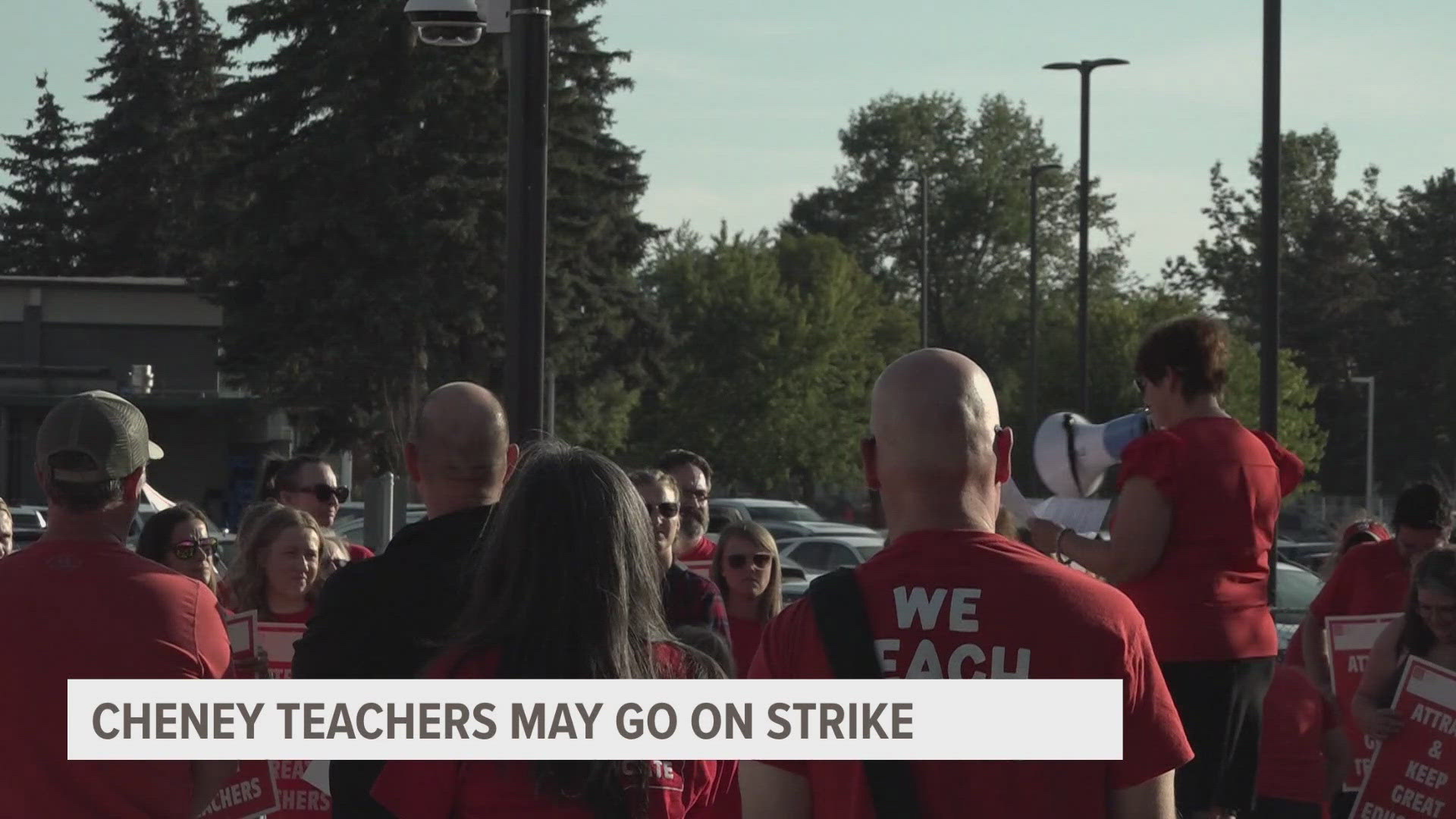 The union says an agreement must be made by 6 p.m. Monday, Aug. 26 to avoid a strike. Cheney Public Schools said they found the decision "deeply disappointing."