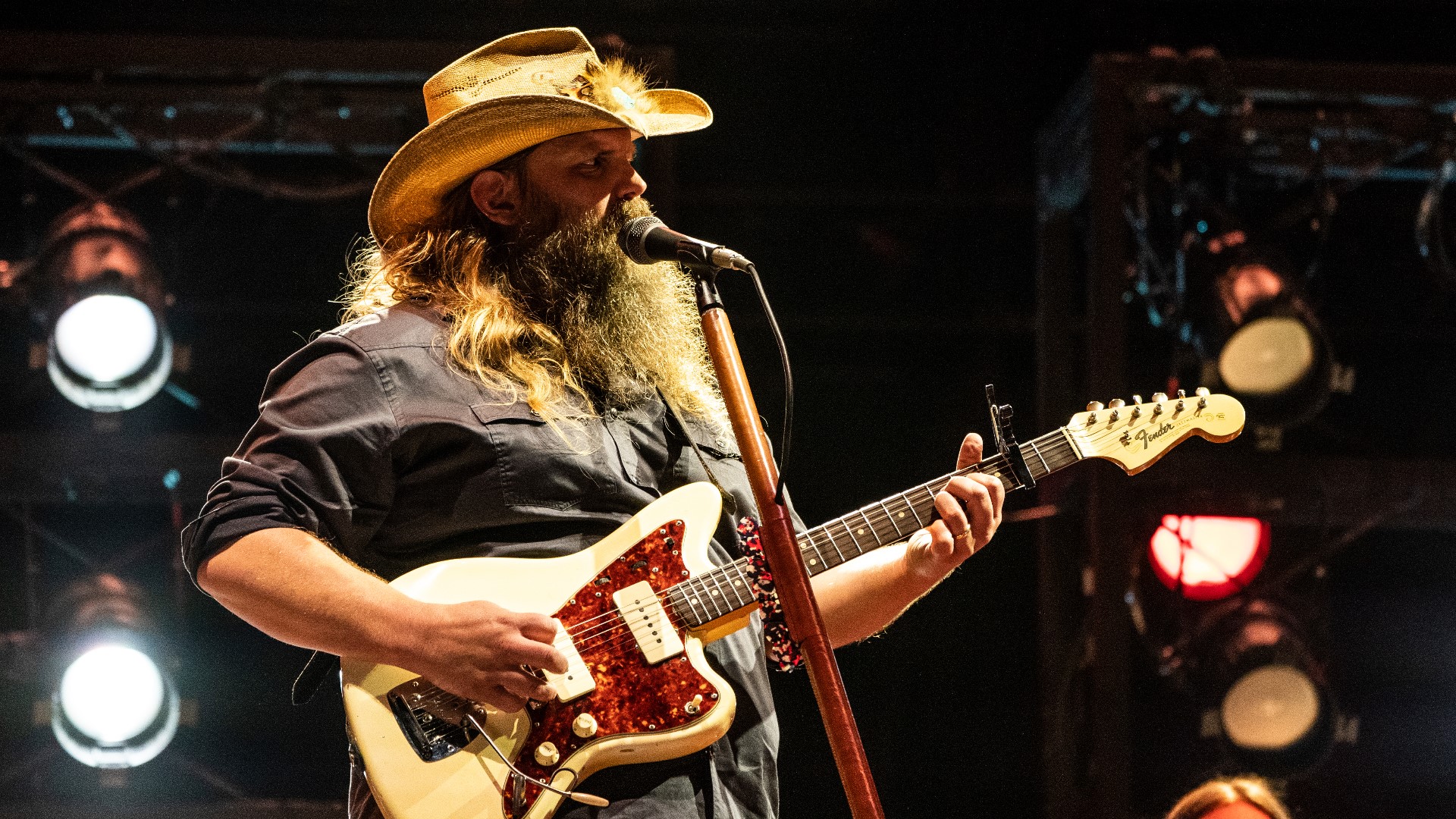 Chris Stapleton performing in Spokane Thursday night