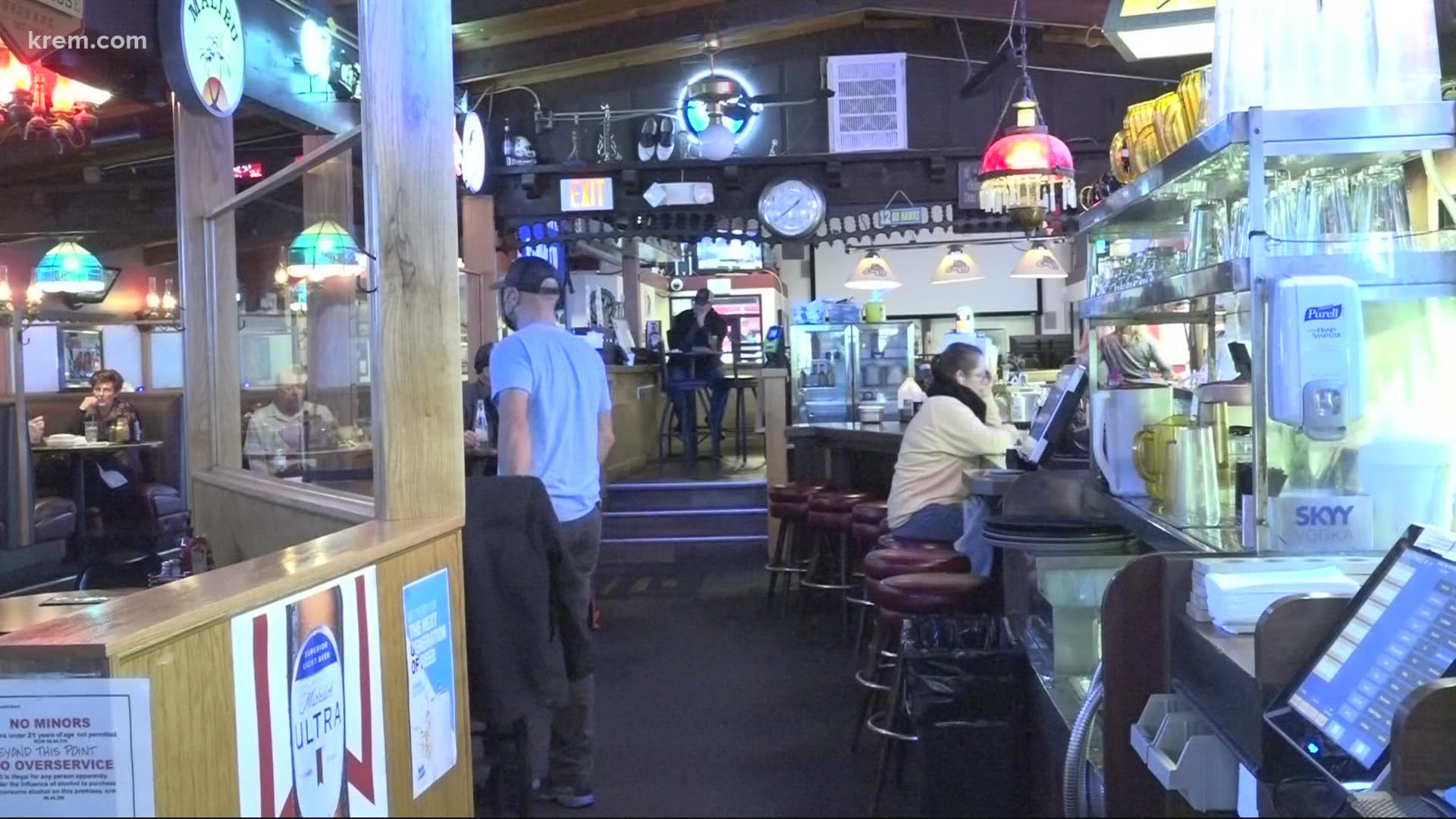 KREM 2 spoke with the owner of The Swinging Doors restaurant after she and other Spokane restaurants owners shared their business struggles with senator Cantwell.