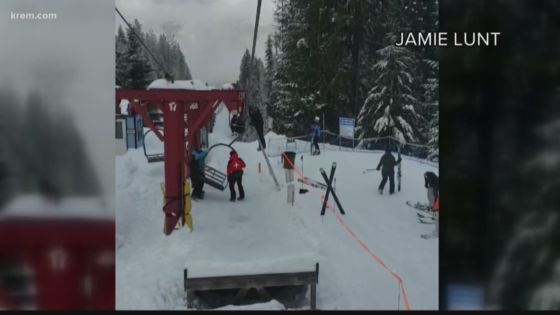 KREM Reporter Amanda Roley spoke with a couple who witnessed a chair fall off of a chairlift at 49 Degrees North. The ski resort said other lifts will be moved in a more “aggressive operational schedule” for the spring season and safety is the resort's number one priority.