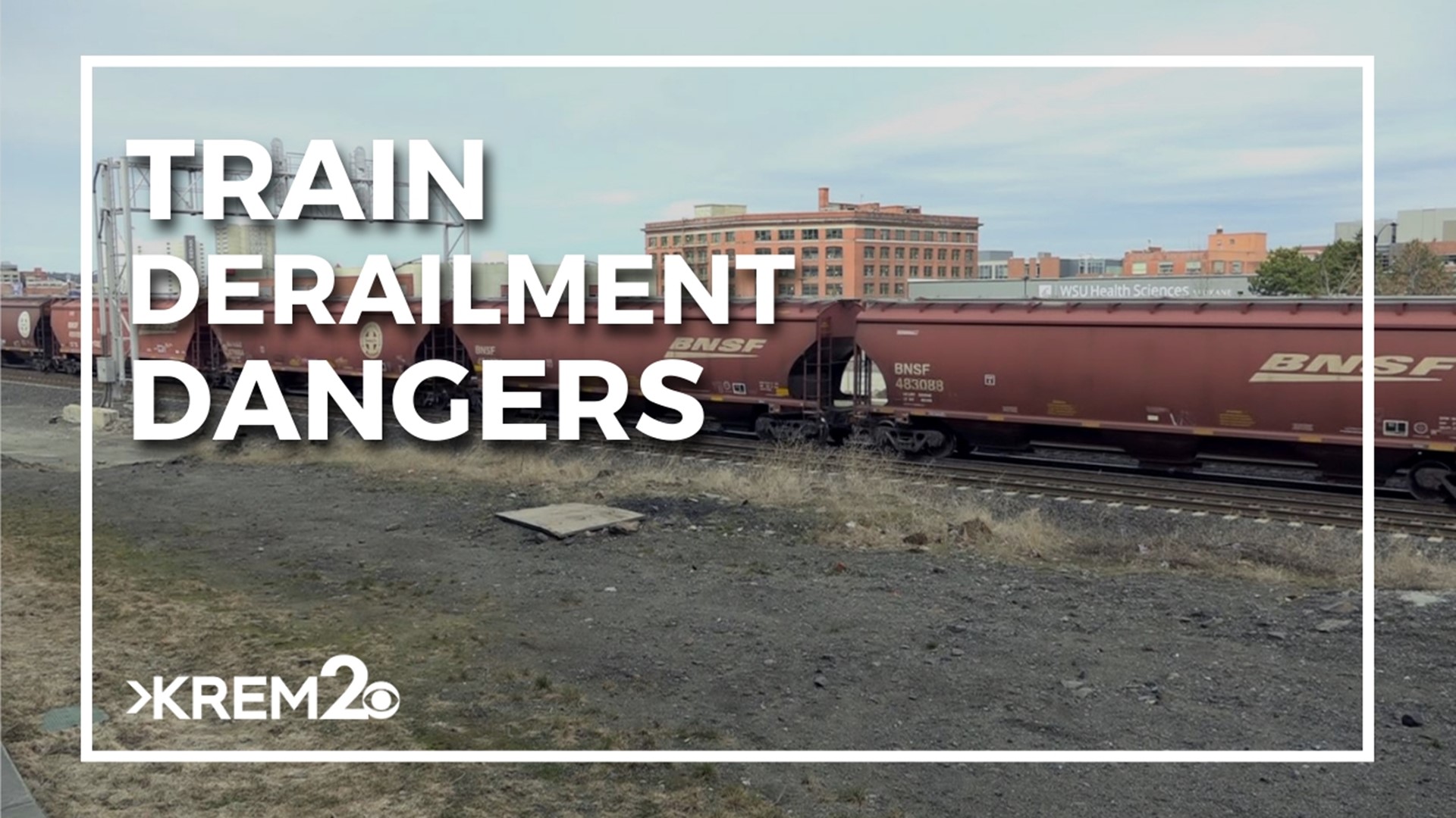 Hundreds of train cars run through Spokane, but what happens when those trains go off the tracks?