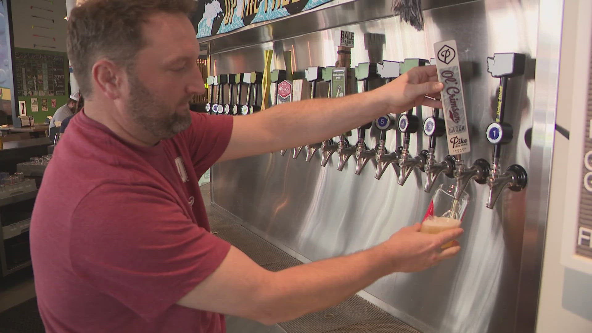 KREM 2 Photojournalist Dave Somers and Producer Josue Cuevas introduce one organization "pouring out support" to WSU student athletes, one pint at a time.