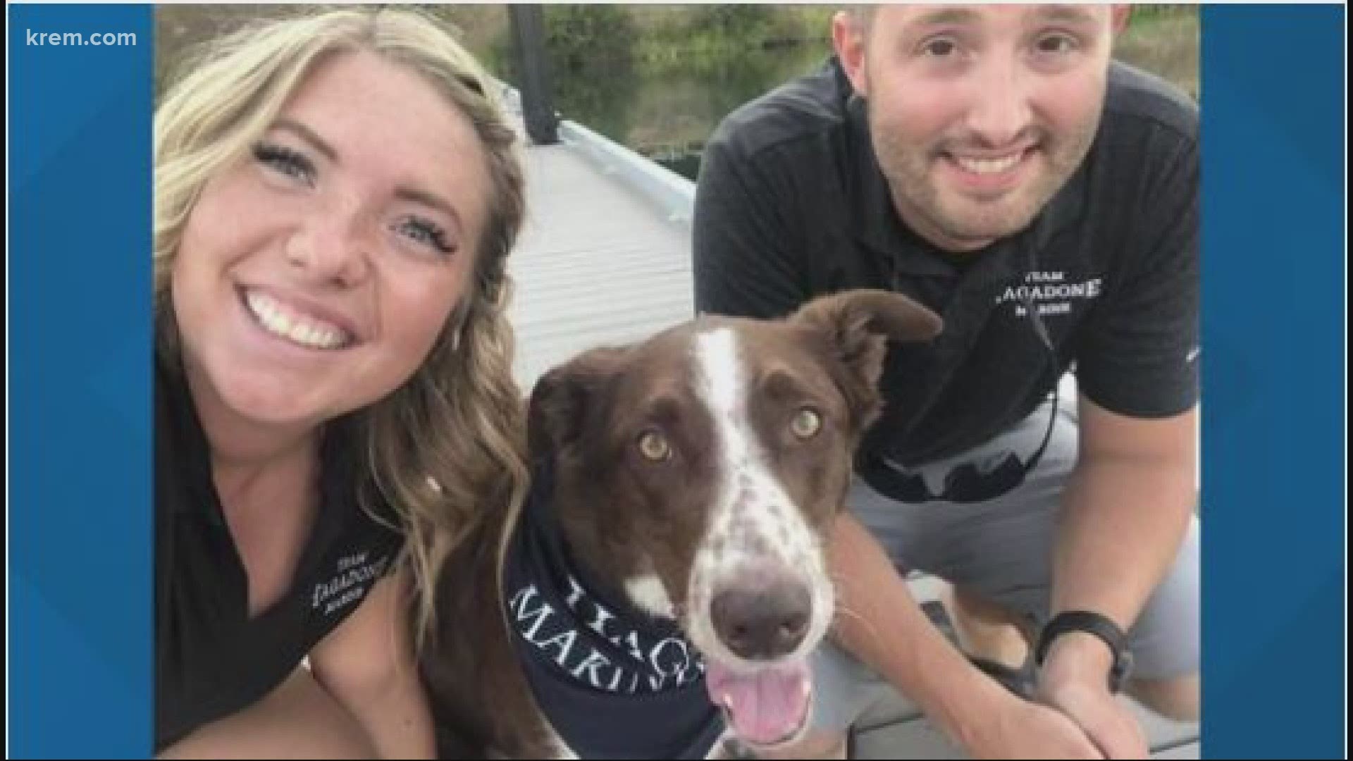 Owners Christian and Jade Harlocker were at a barbecue about a mile away from their Hayden home when they received a sound alert from their outdoor security camera.