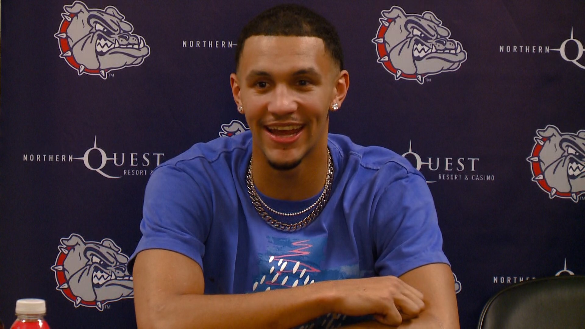 Jalen Suggs talks about his return to Gonzaga, Chet Holmgren, and life in the NBA in this interview from Feb. 10, 2022.