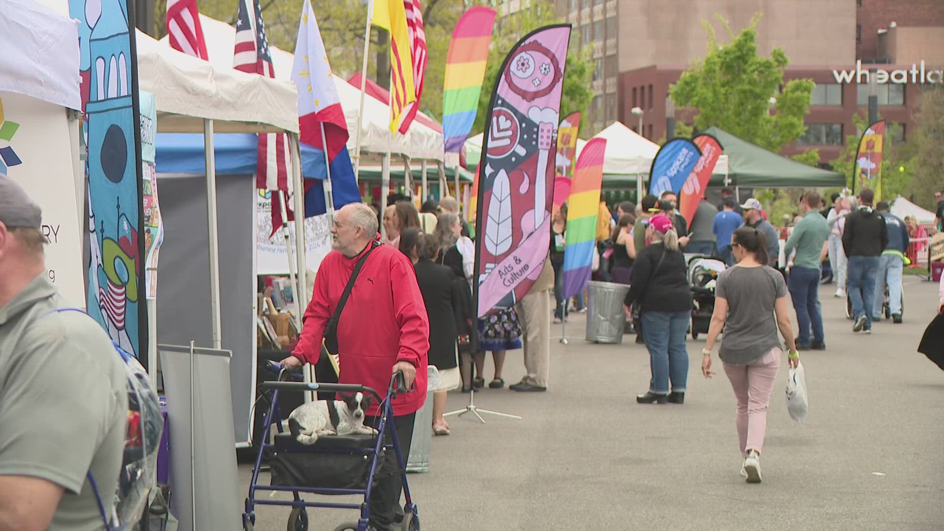 Dozens of performers and vendors welcomed the crowds to the 2 month-long celebration.