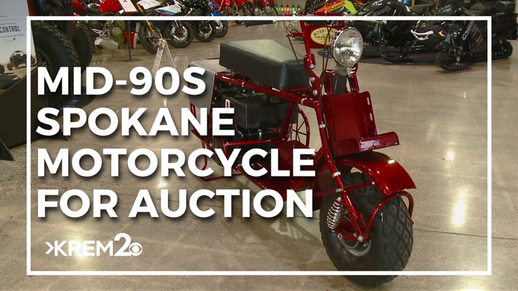 Vintage motorcycle up for auction in April