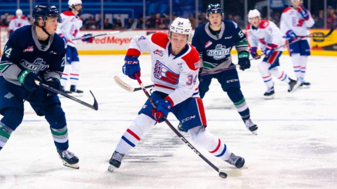 Second period costly as Thunderbirds lose to Silvertips - Seattle Sports