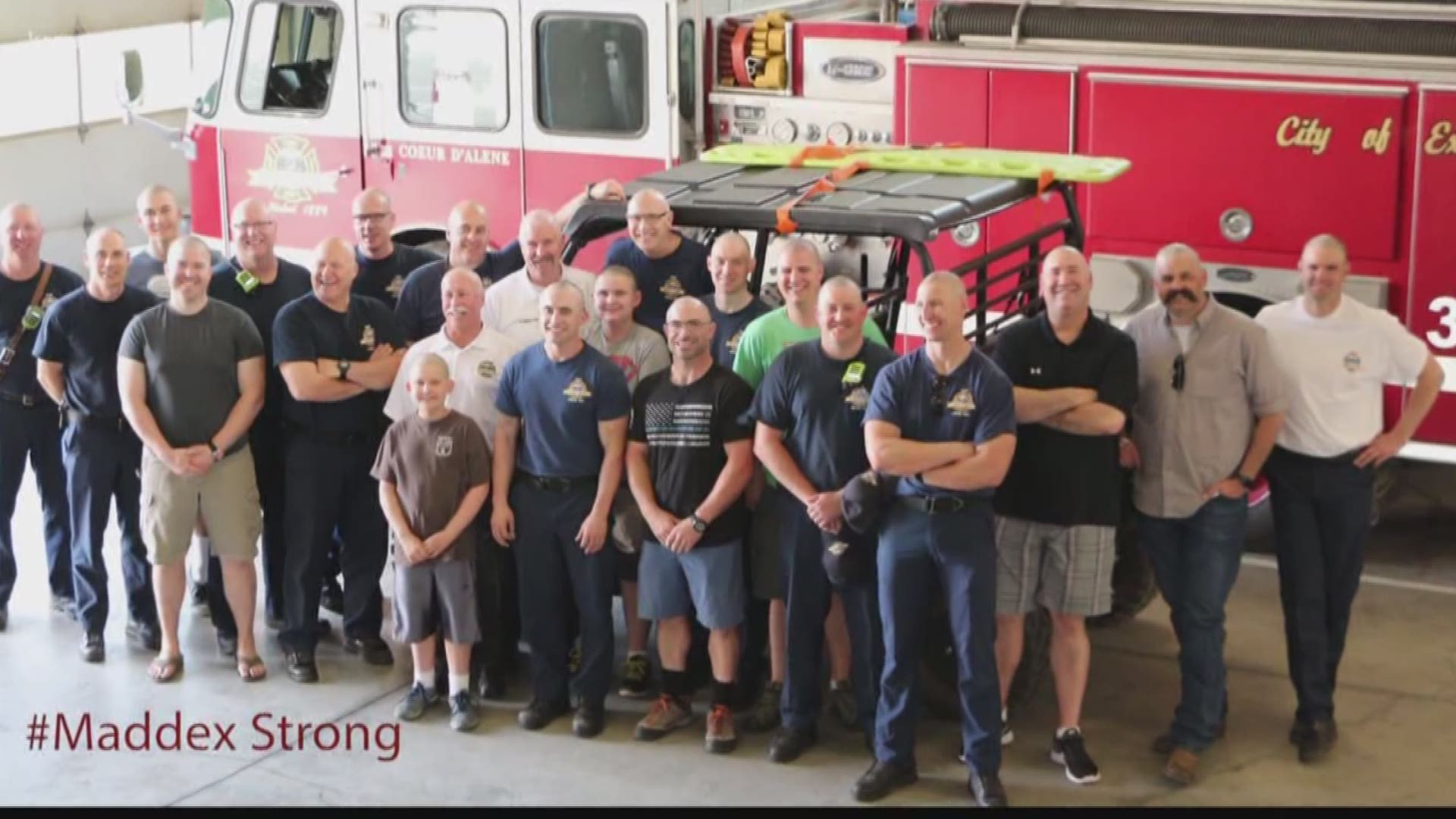 Firefighter's son battles cancer