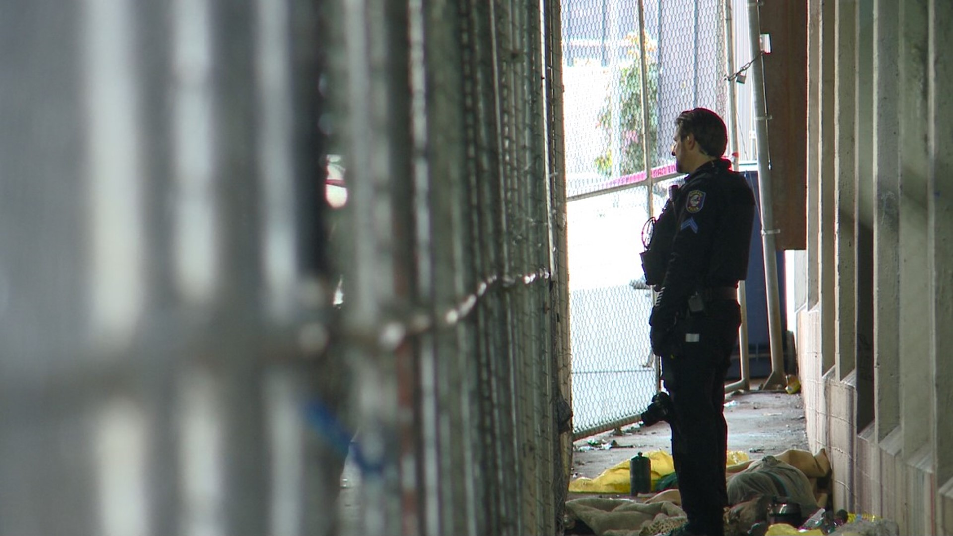 A Spokane Police Department spokesperson said officers were called to the area of the South Browne Street bridge just after noon.