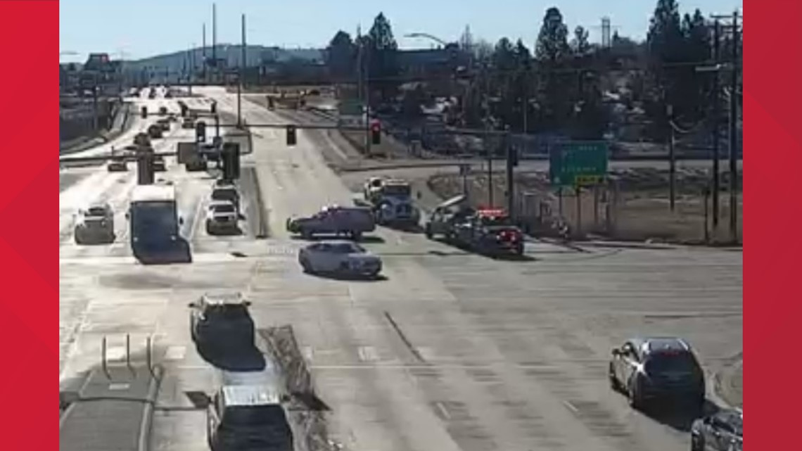 Spokane Valley Police Investigating Rollover Crash Near I-90 | Krem.com