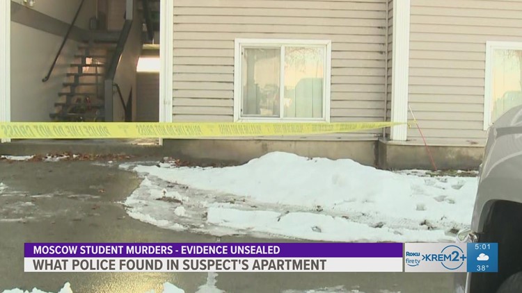 Search warrant details what investigators found in Moscow murder suspect's apartment