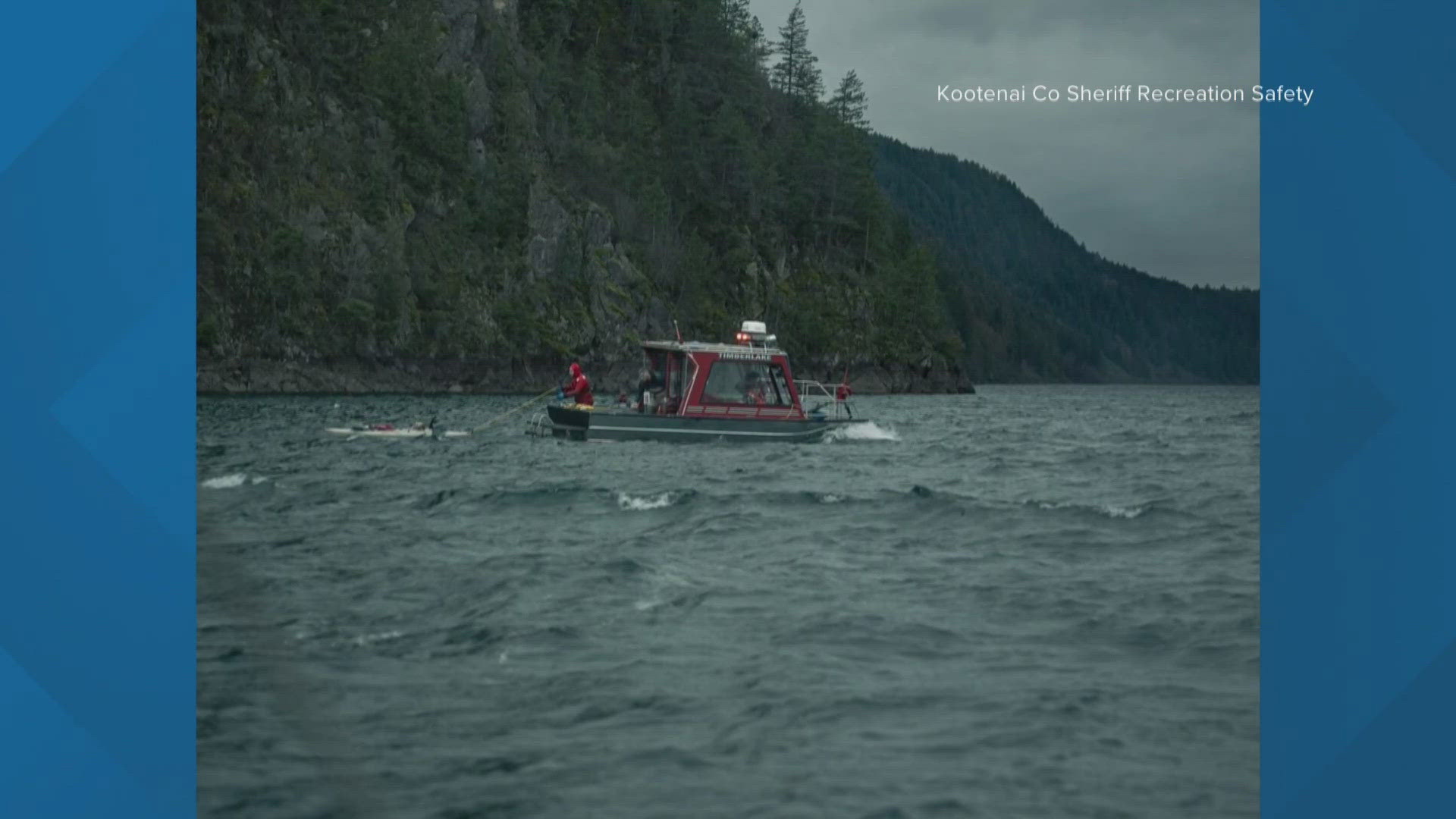 Two kayakers rescued from Lake Pend Oreille | krem.com