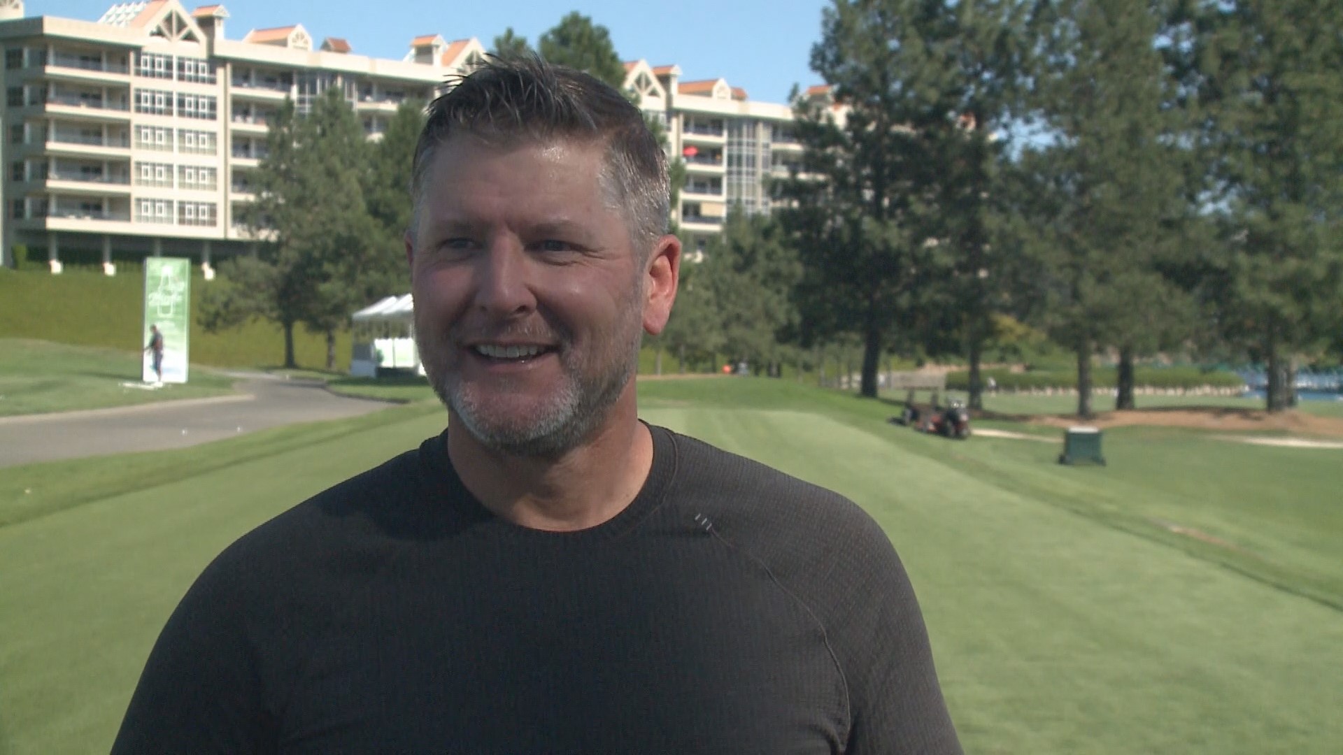 Longwell talked about what it means to him to be a part of this tournament every year and his record with the floating green at the course.