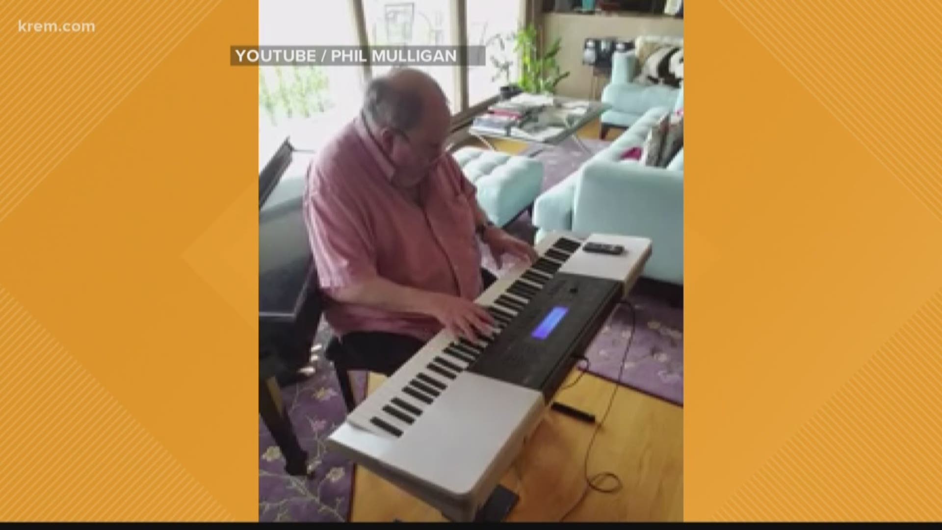 We want to share this performance from our viewer Philip. He says he wanted to play his piano to help everyone have a peace of mind.