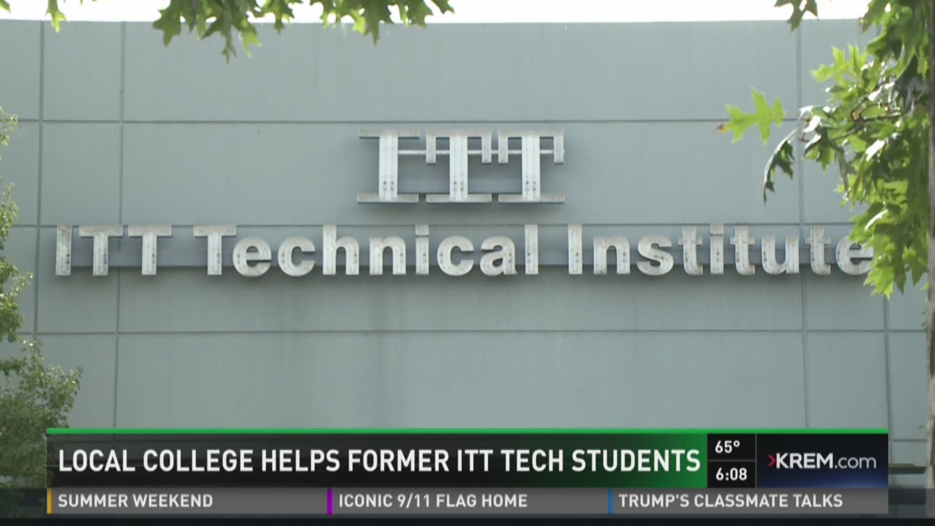 Students want answers after the abrupt closure of all ITT Tech locations earlier this week. KREM 2 News reporter Alexa Block has more on how local community colleges are helping those left in the lurch. (9/8/16)